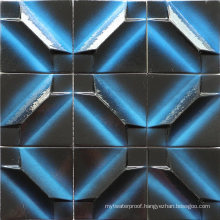 High Quality Blue White Cement Mosaic Tile for Floor